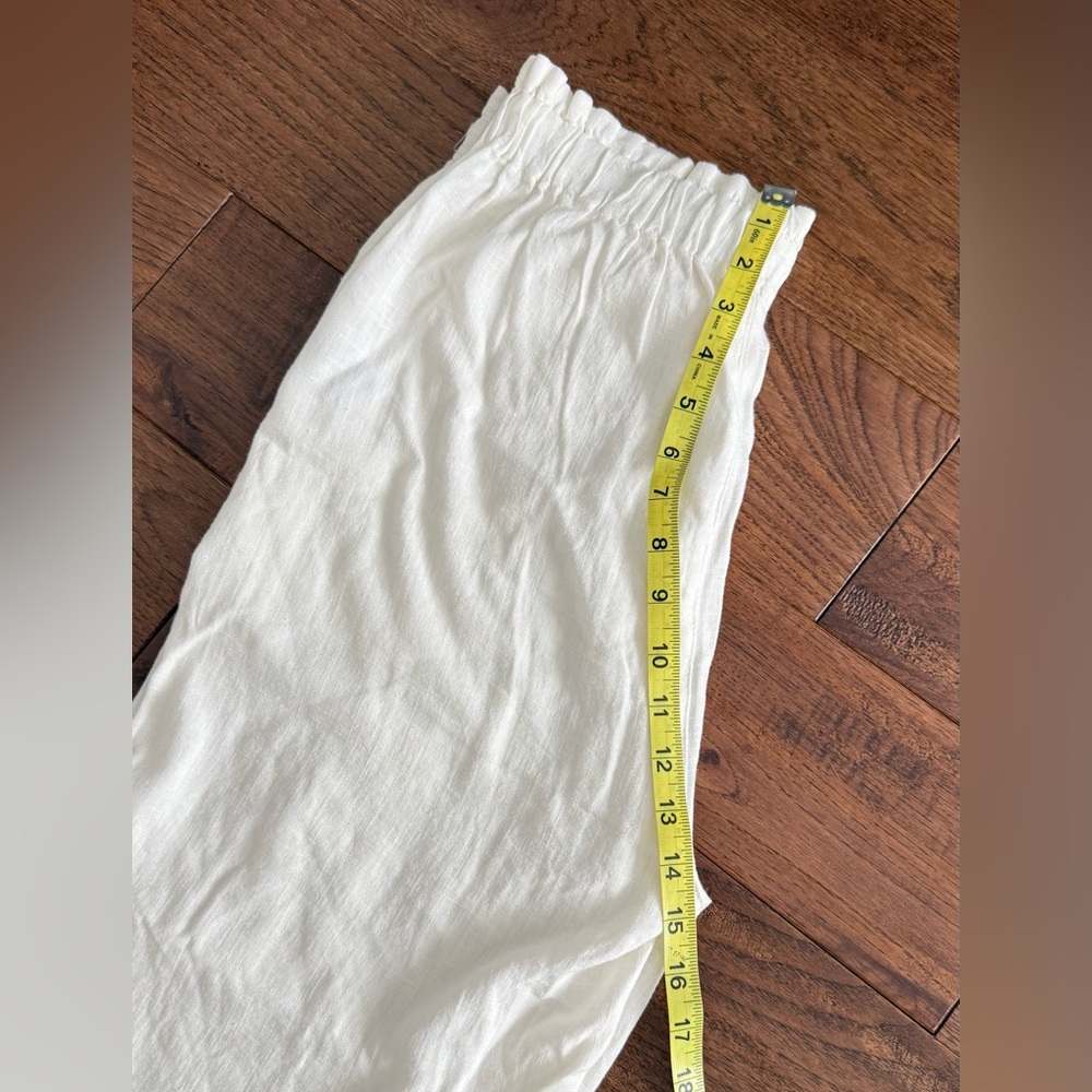 Thread & Supply Cream Linen Blend Pants – Size M – New Like Condition - Picture 8 of 8